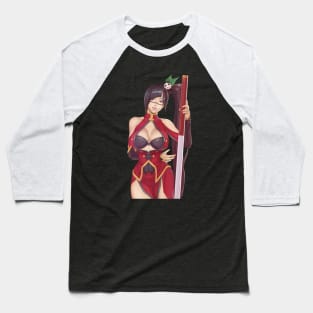 Litchi Art Baseball T-Shirt